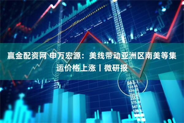 赢金配资网 申万宏源：美线带动亚洲区南美等集运价格上涨丨微研报