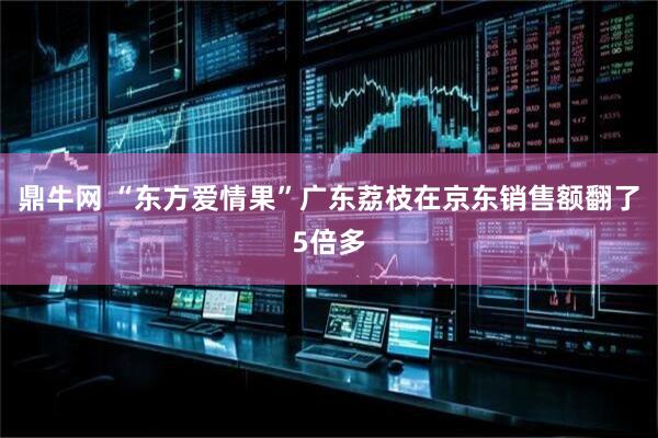 鼎牛网 “东方爱情果”广东荔枝在京东销售额翻了5倍多